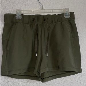 Women’s Green Lululemon Shorts